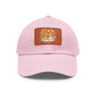 Dad Hat with Leather Patch (Rectangle)