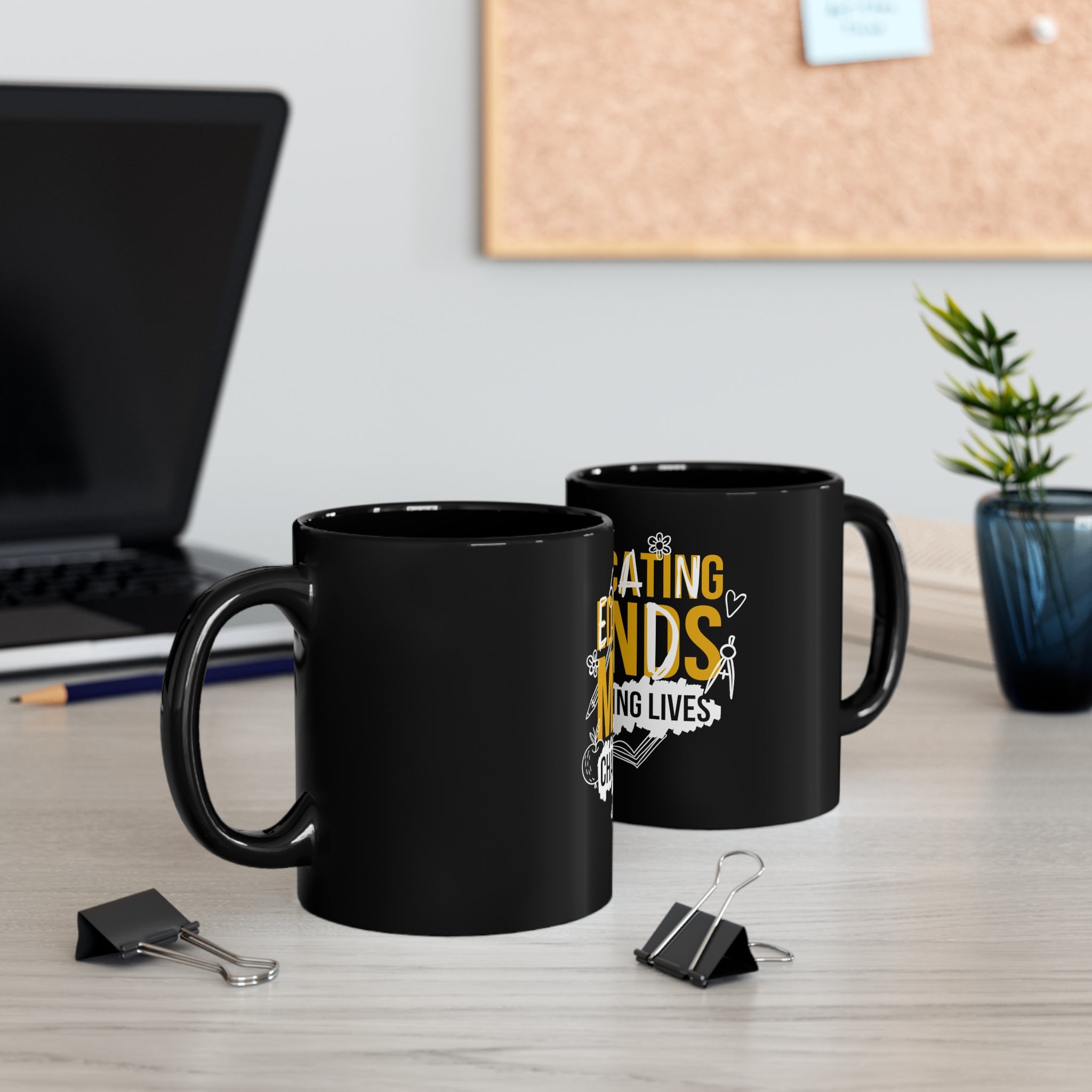 11oz Black Mug