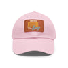 Dad Hat with Leather Patch (Rectangle)