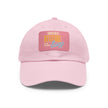 Dad Hat with Leather Patch (Rectangle)