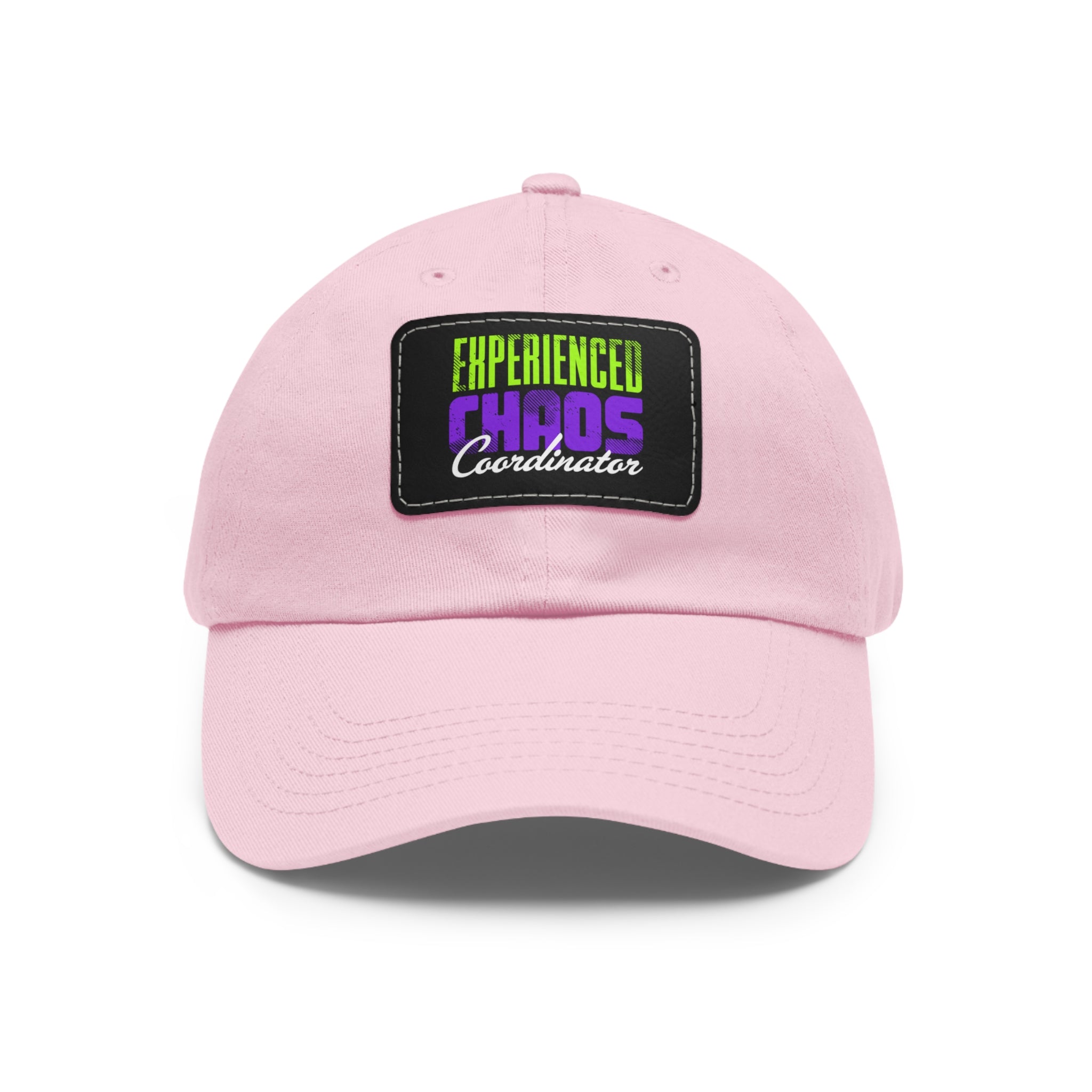 Dad Hat with Leather Patch (Rectangle)